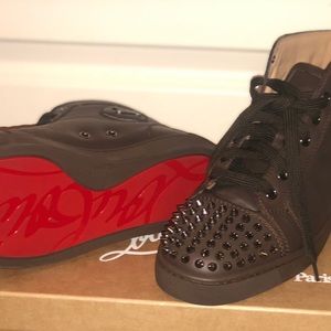 Men’s red bottom sneakers
